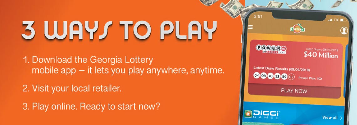 3 ways to play GA Lottery App