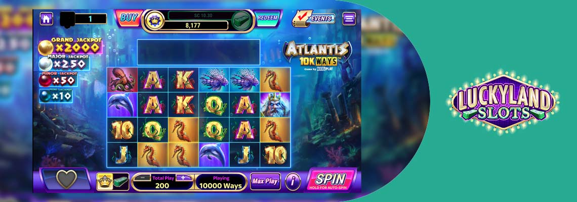 LuckyLand Slots Atlantis