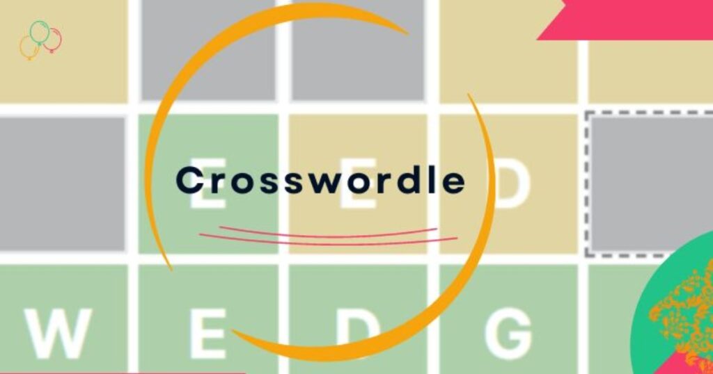 Crosswordle Wordle in Crossword Format